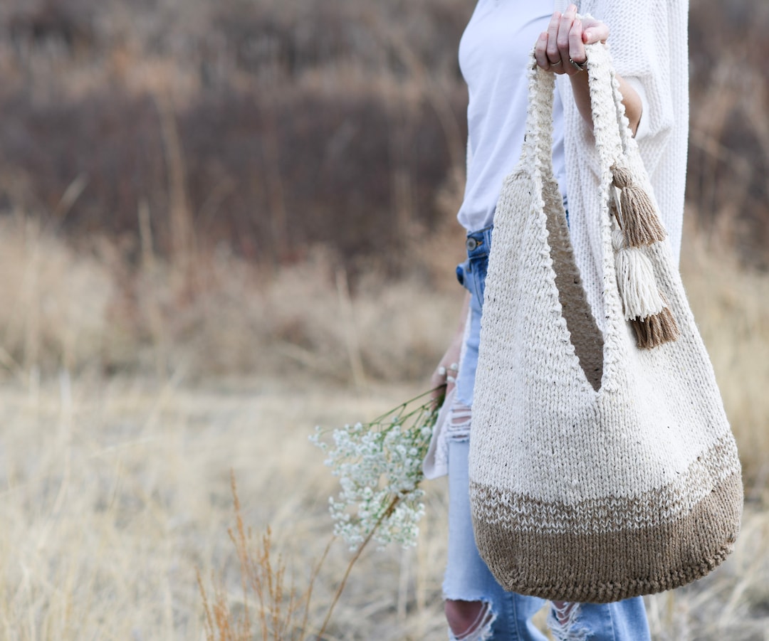 【sinoon】24FW Handmade Knit Tote Bag (2 colors) sinoon】24FW Handmade Knit Tote Bag (2 colors) (sinoon