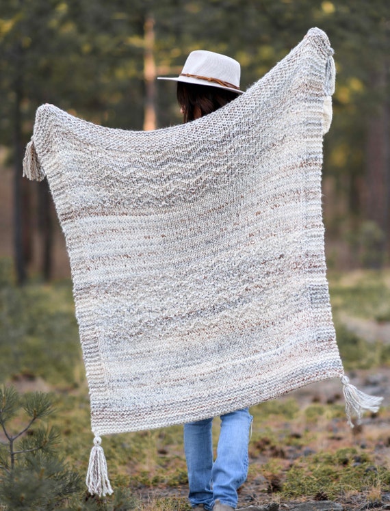 Modern Knit Blanket Pattern Modern Mountain Throw Textured Blanket Knitting Pattern Easy Knit Blanket Pattern Beginner Afghan Knit Etsy Canada
