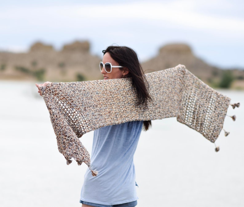 Wanders Crochet Wrap Pattern, Cotton Shawl Crochet Pattern, Easy Summer Wrap Crochet Pattern, Open Summer Wrap, Cover Up Pattern, Easy image 3