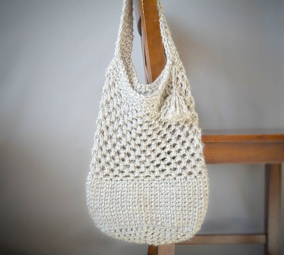 crochet market bag free pattern easy