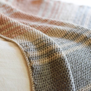 Equinox Blanket, Modern Striped Crochet Blanket Pattern, Beginner Crochet Blanket Pattern, Easy Blanket, Light Blanket, Baby, Lapghan image 4
