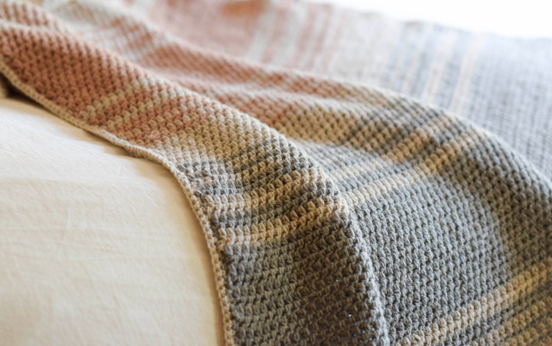 Equinox Blanket, Modern Striped Crochet Blanket Pattern, Beginner Crochet Blanket Pattern, Easy Blanket, Light Blanket, Baby, Lapghan image 4