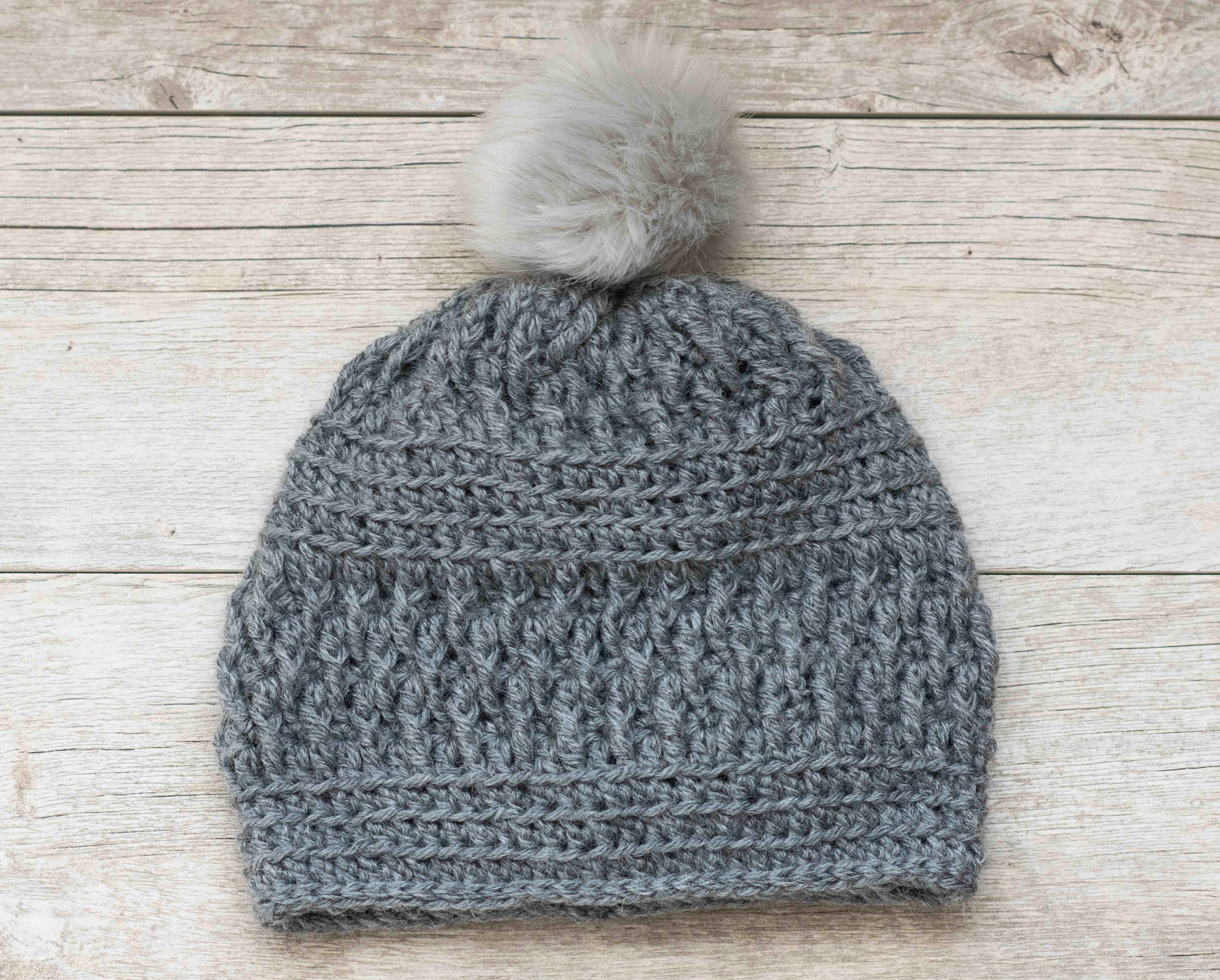 Created By Cyd Handmade Crochet Beanie‎ Hat Alpaca Textured Knit Winter Cap NEW The granny square beanie is a must have this winter  main image 3