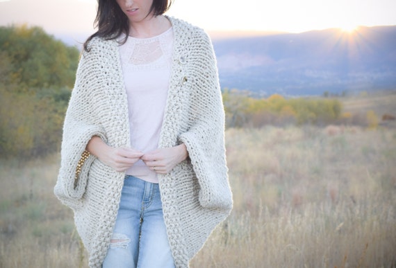 Knit Sweater Pattern Knit Blanket Sweater Knitting Pattern Shrug Knitting Pattern Easy Knitting Pattern White Easy Cardigan Etsy Canada