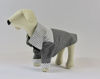Dog Dress Shirt, Polka Dot & Gingham, Pet Clothing