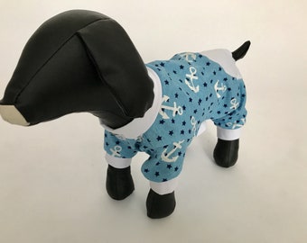 Dog Pajamas, Anchor Star Print, Pet PJs