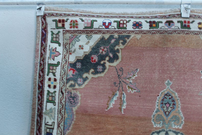 Large Bedroom Rug, Turkish Rug 6x8, Blue Area Rug, Oriental Home Decor