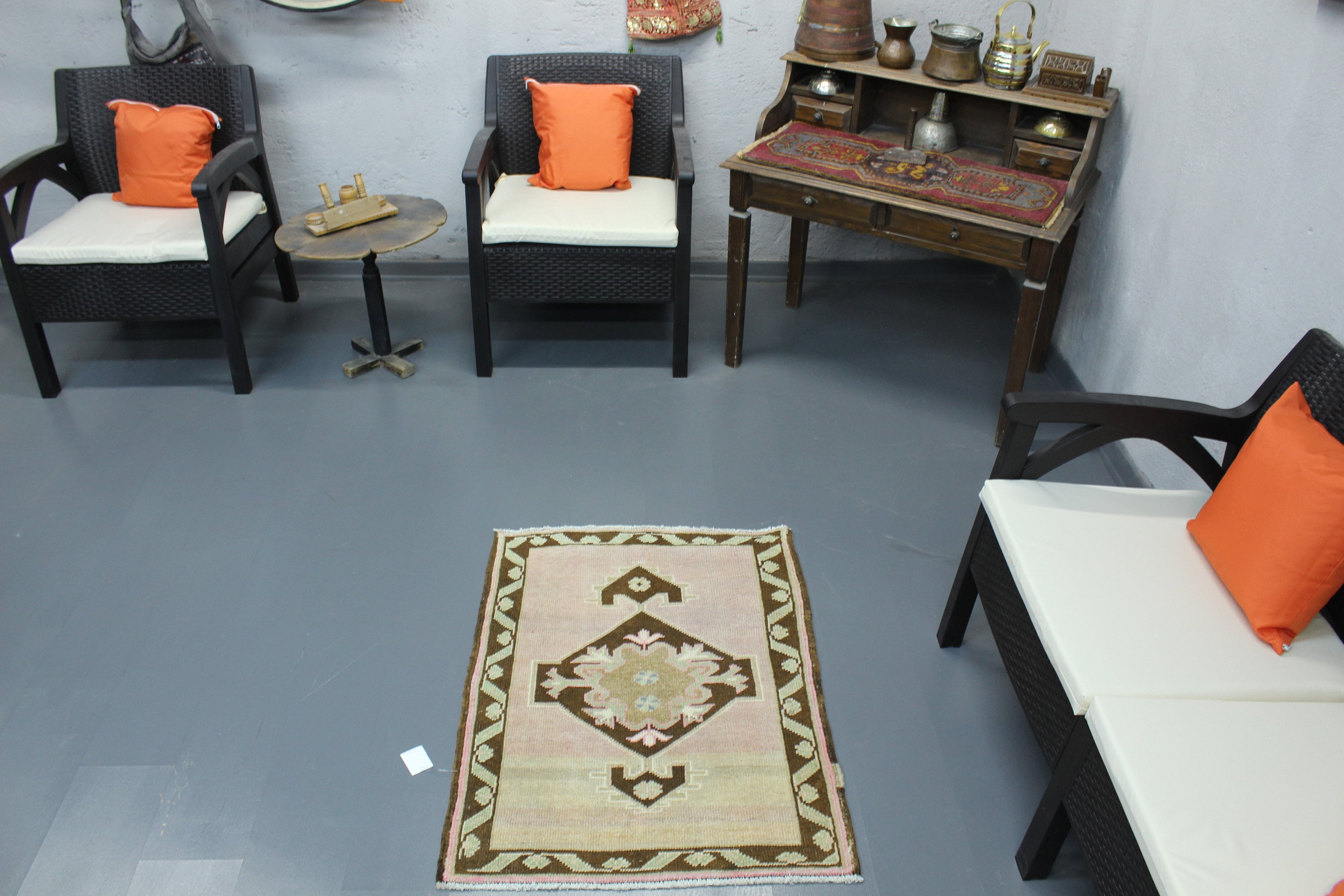 Handmade Wool Turkish Rug: Antique Home Decor - Etsy