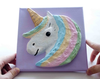 Unicorn 3D Picture Craft Kit for Children and Adults. Suitable for beginners