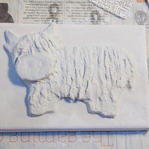 Highland Cow 3D Picture Craft Kit for Children and Adults. Suitable for beginners image 8