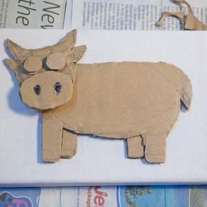 Highland Cow 3D Picture Craft Kit for Children and Adults. Suitable for beginners image 7