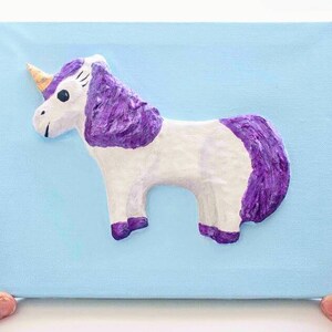 Unicorn 3D Picture Craft Kit for Children and Adults. Suitable for beginners