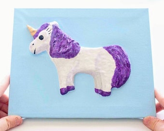 Unicorn 3D Picture Craft Kit for Children and Adults. Suitable for beginners