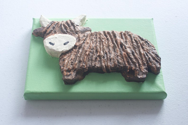 Highland Cow 3D Picture Craft Kit for Children and Adults. Suitable for beginners image 9