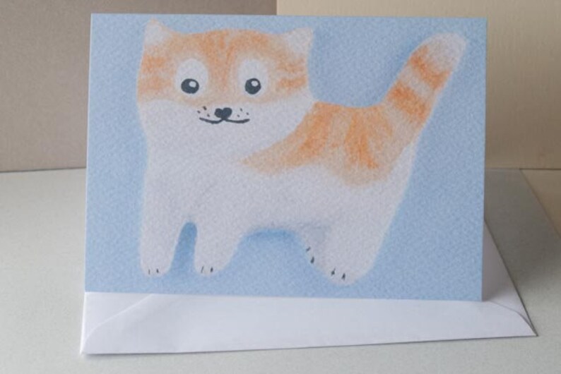 Ginger Cat Greetings Card image 9