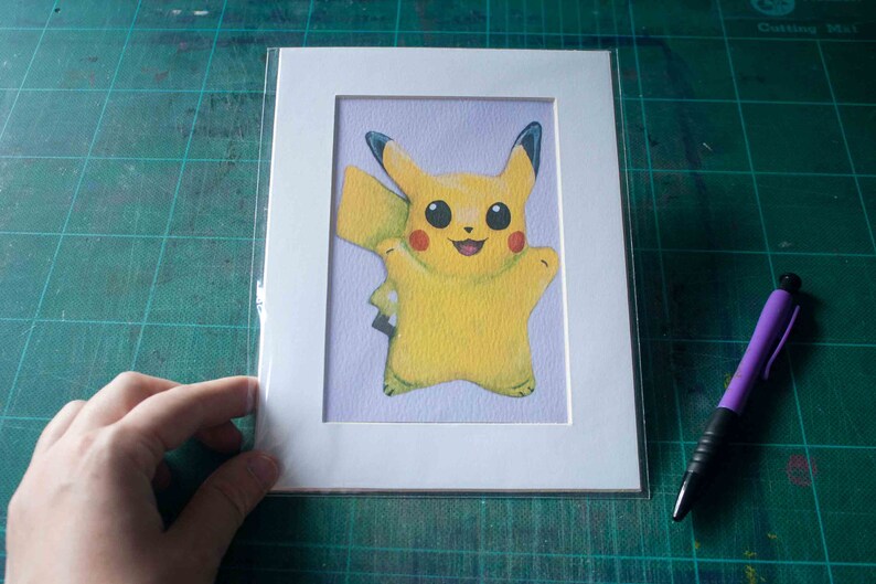 Pikachu Pokemon Inspired Greetings Card image 9