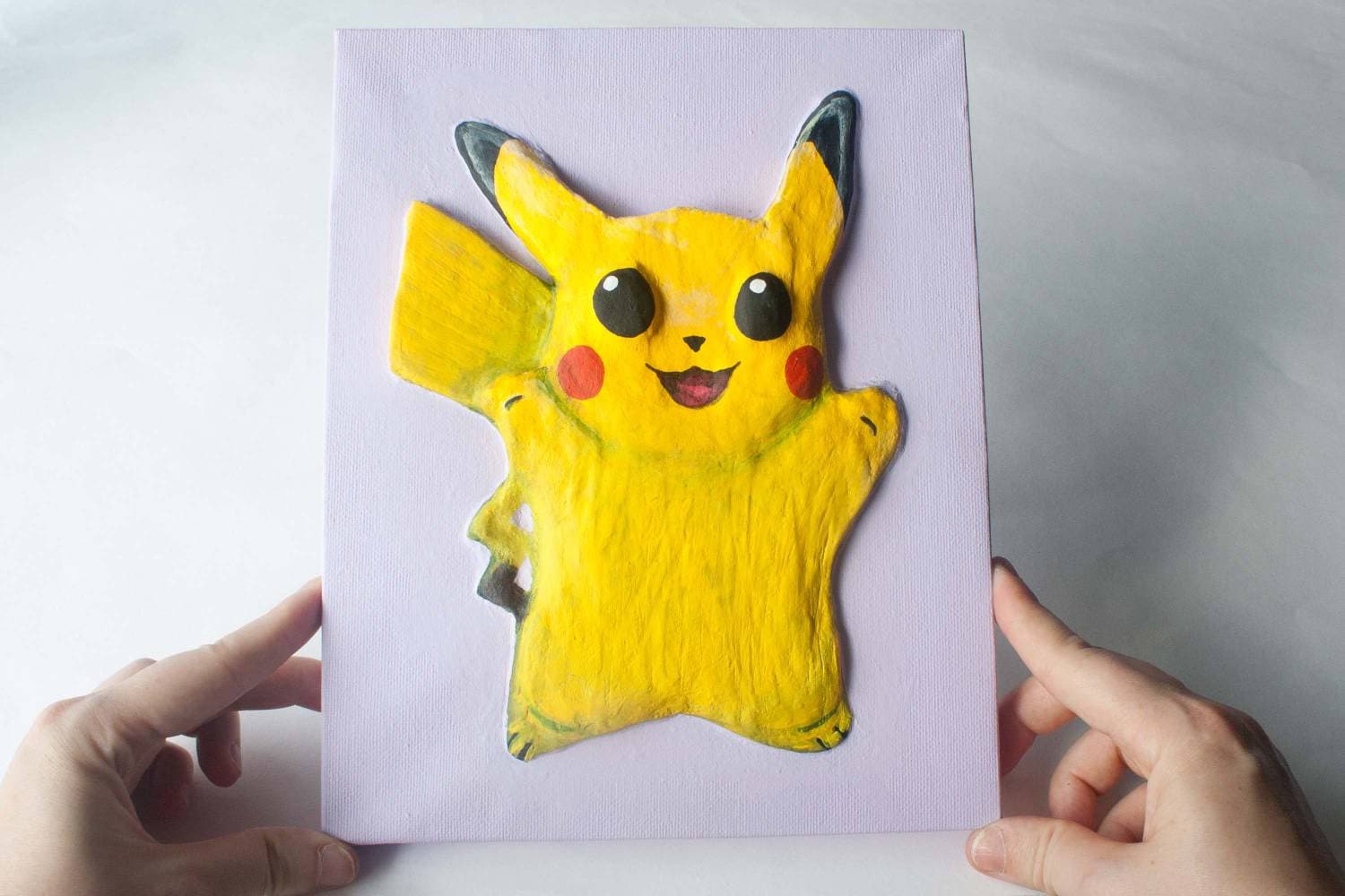 DIY Pikachu Pokemon Inspired 3D Picture Craft Kit for Children and Adults  Suitable for Beginners 