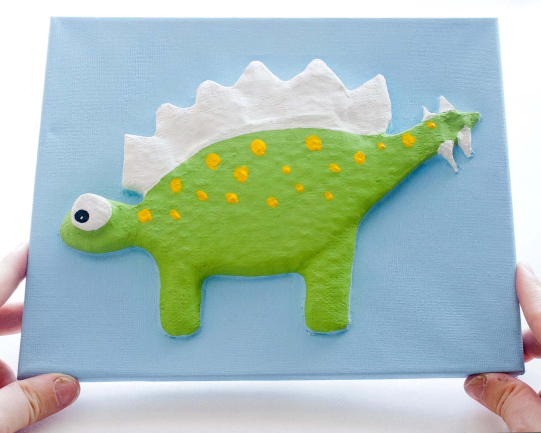Stegosaurus Dinosaur 3D Picture Craft Kit for Children and Adults ...
