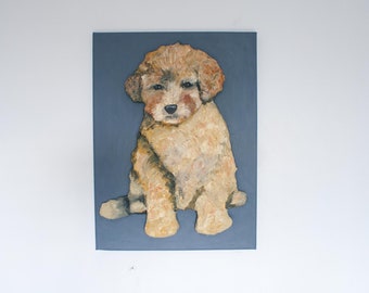 Dog 3D Picture Craft Kit for Children and Adults. Suitable for beginners