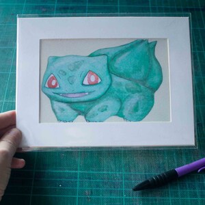 Bulbasaur Pokemon Inspired Greetings Card image 8