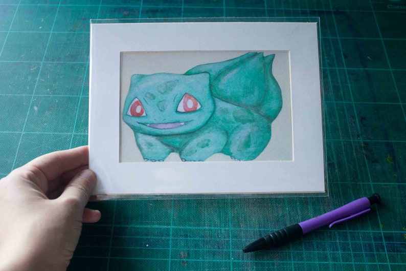 Bulbasaur Pokemon Inspired Greetings Card image 8