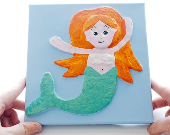 Mermaid 3D Picture Craft Kit for Children and Adults. Suitable for beginners