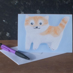 Ginger Cat Greetings Card image 1