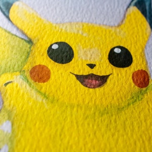 Pikachu Pokemon Inspired Greetings Card image 6