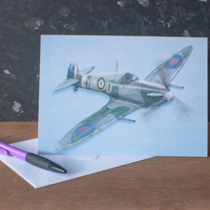 Biglietto per la festa del papà Spitfire