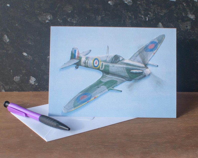 Spitfire Father's Day Card Card