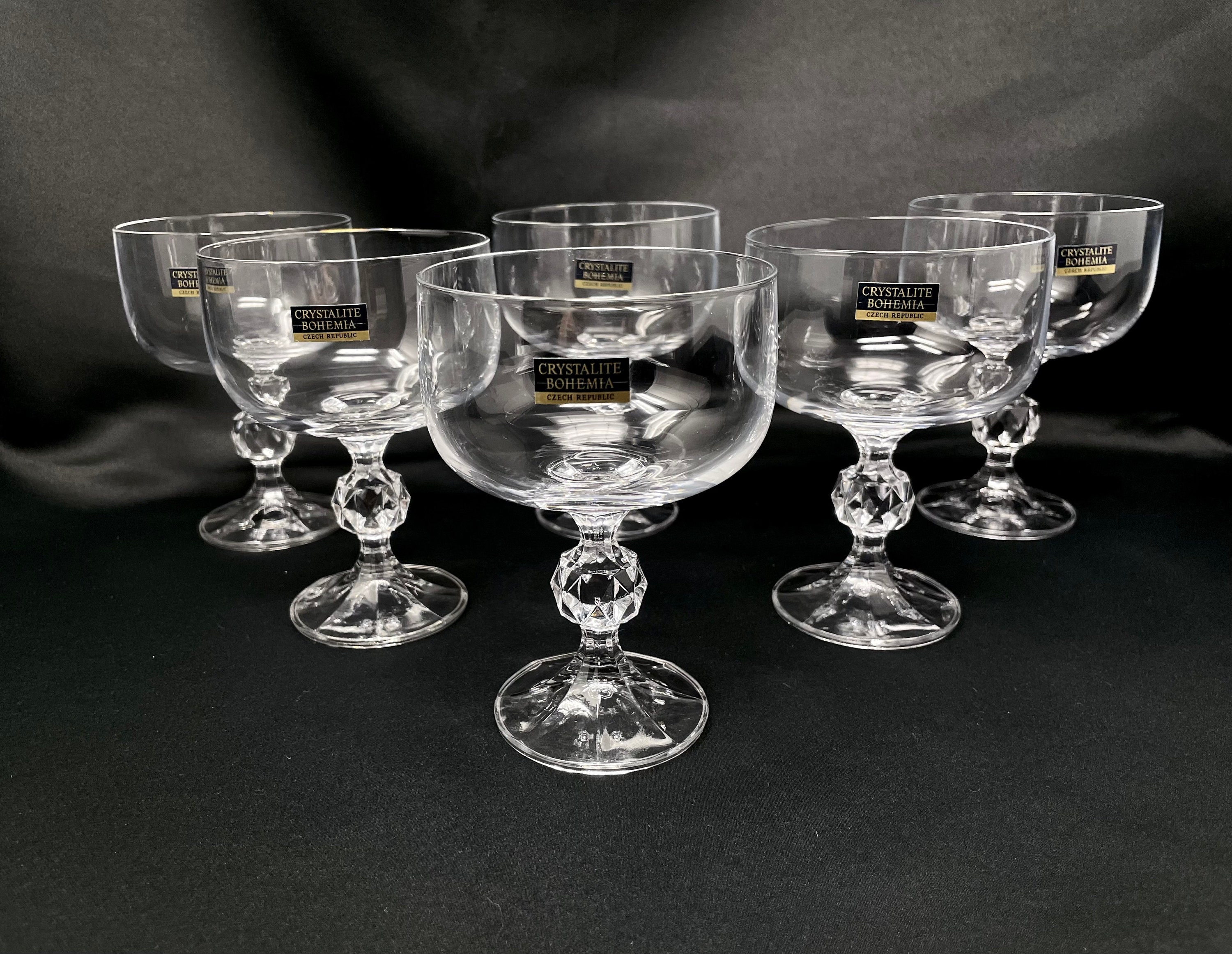 Crystal White Wine glasses 170ml - Bohemia Crystal - Original crystal from  Czech Republic.