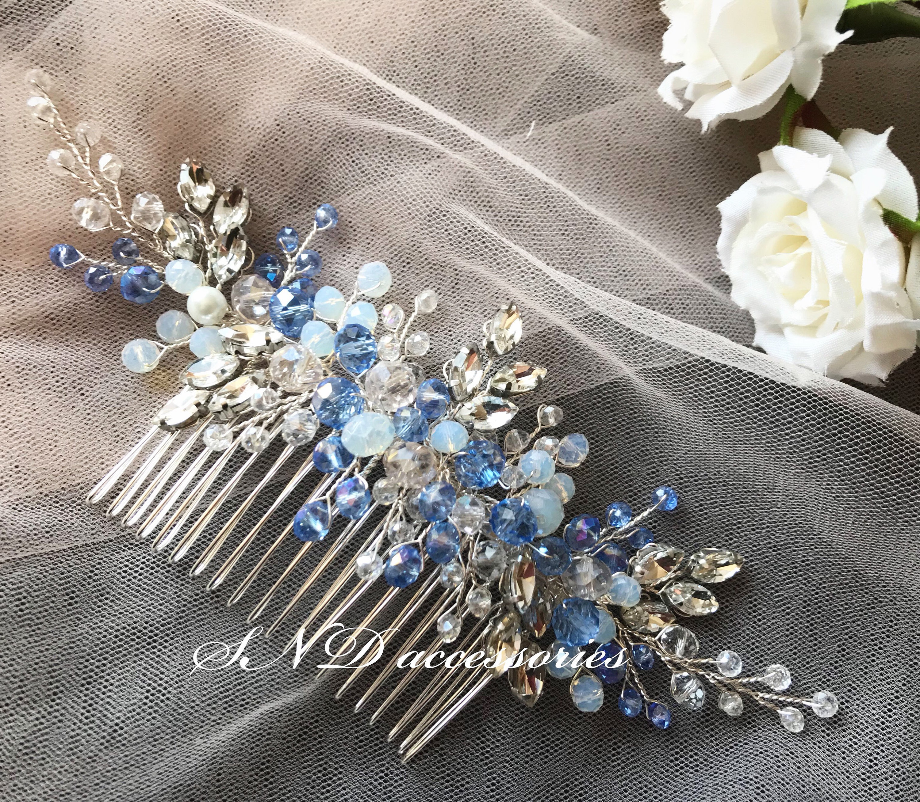 Bridal hair comb Bridal headpiece wedding hair piece Etsy