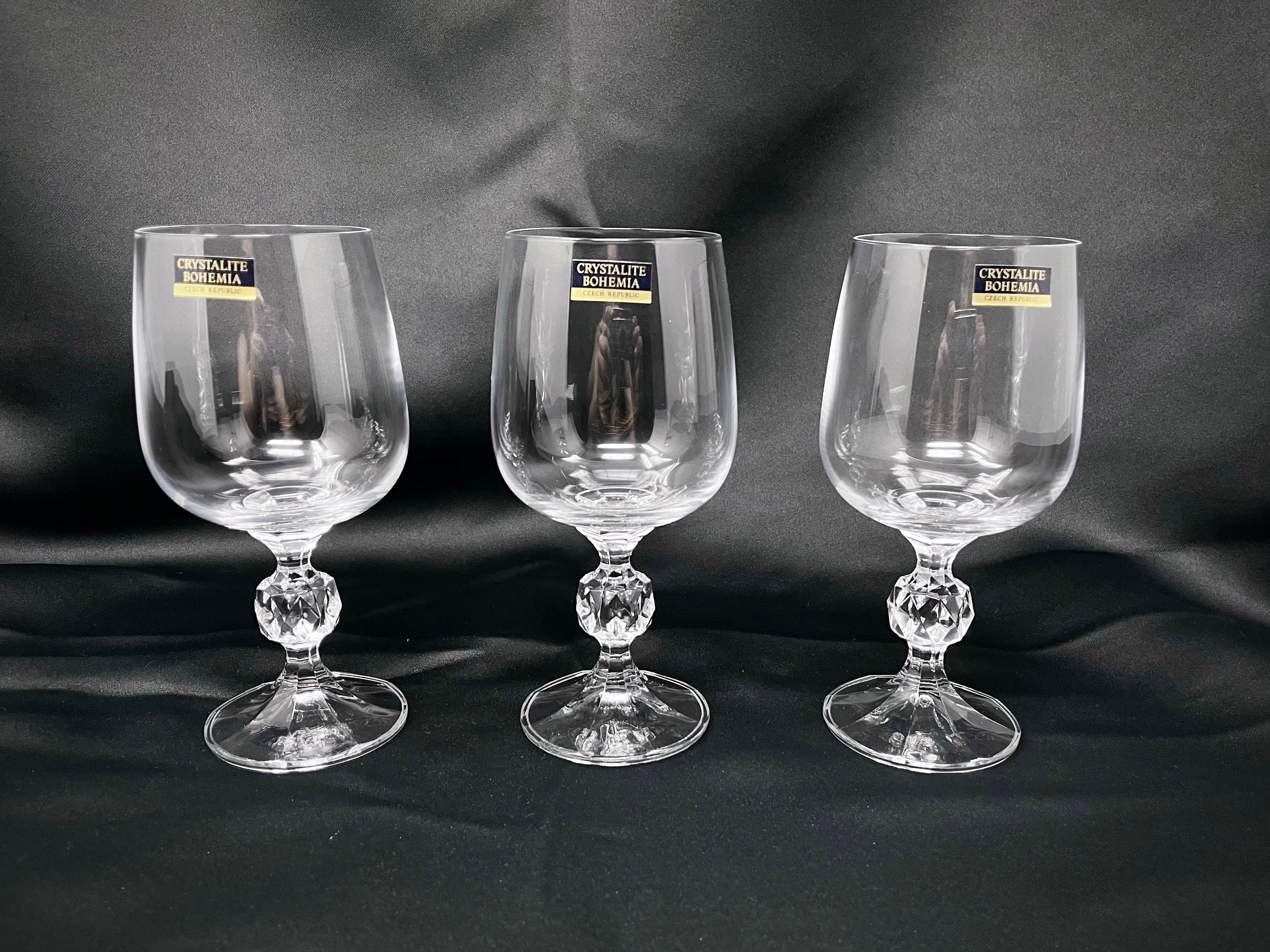 Set of 6 Wine Glasses Champagne Water Goblet 8 Oz/ 230 - Etsy