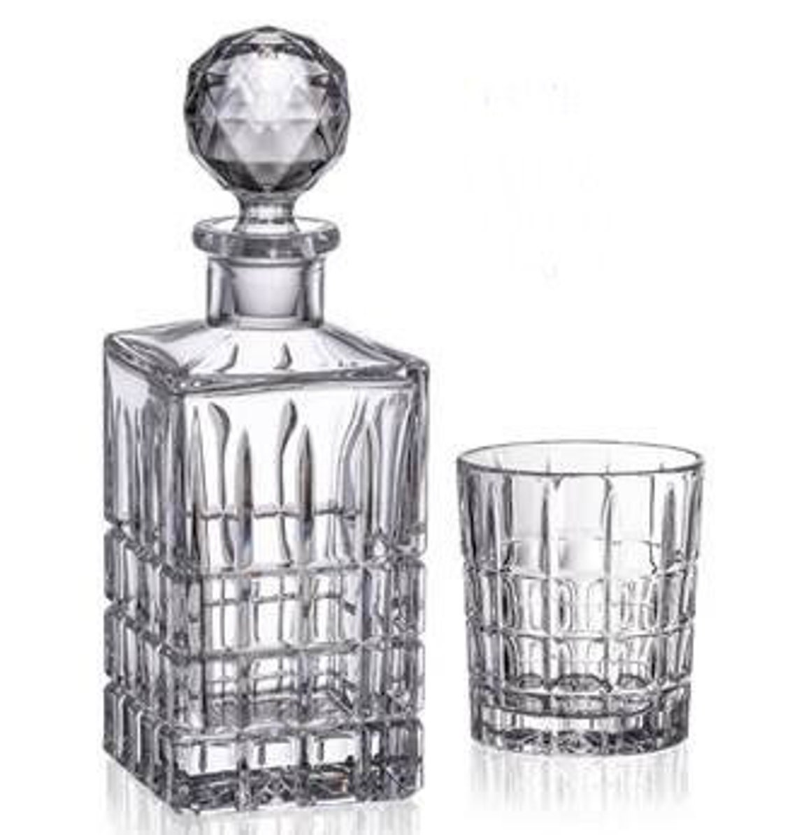 Bohemia Crystal Glass Whiskey Set 16 Decanter 21ozTumbler Etsy