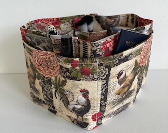 Purse Organizer Insert / French Rooster Flower Stems  30&quot;  Long