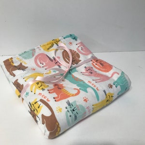 Beautiful Flannel Catnip Cat Mat- Pad - Blanket- Sleep Mat- Warm Sleep Pad