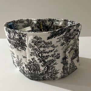 Toile/Paris,French Purse Organizer Insert /   23" Long