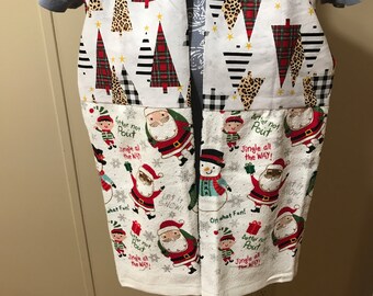 Beautiful Kitchen Boa/Kitchen Scarf/Kitchen Towel/Holiday Towel  60" Long