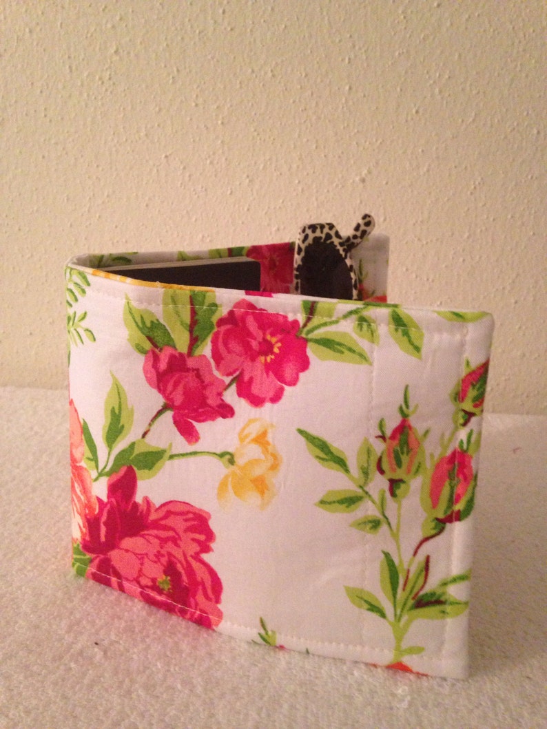 Beautiful Spring Floral Design Purse Organizer Insert 14Long