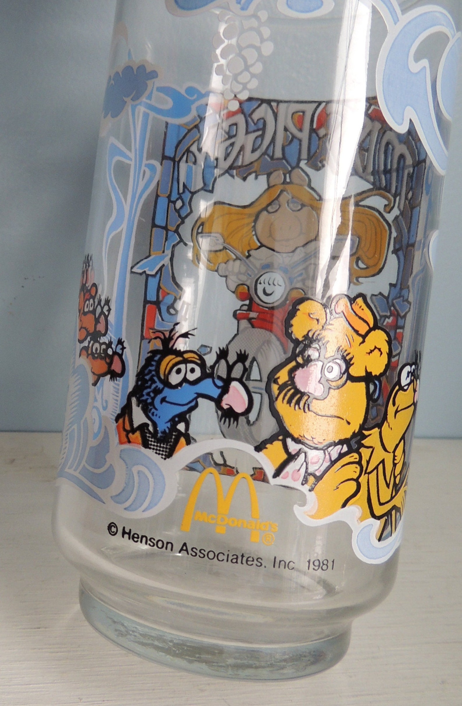 Vintage 1981 Miss Piggy Drinking Glass the Great Muppet Etsy