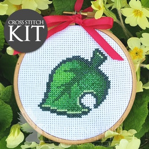 Leaf Logo Cross-Stitch Kit