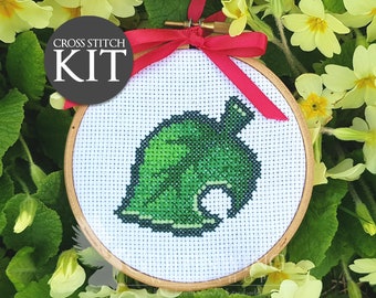 Leaf Logo Cross-Stitch Kit