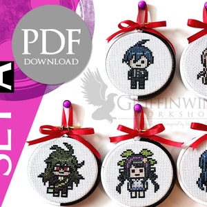 Ensemble de points de croix Danganronpa V3 Sprites A