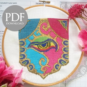 Thavnairian Flag Cross Stitch Pattern (PDF Download)