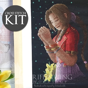Aerith Gainsborough Cross Stitch Kit