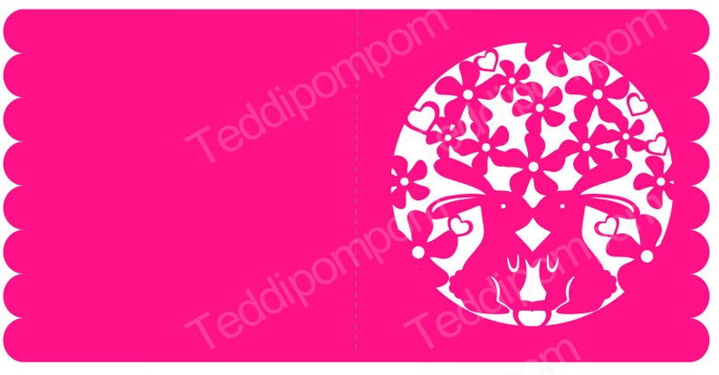 Birthday card making svg template stencil PNG cricut | Etsy