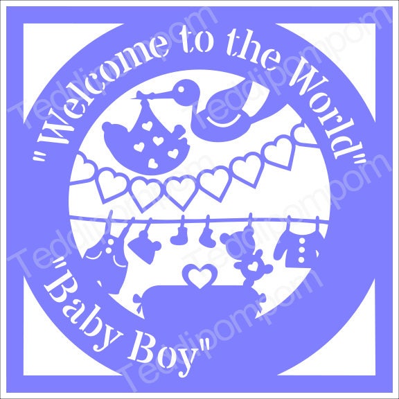 Free Free 256 Baby Boy Birth Announcement Svg SVG PNG EPS DXF File