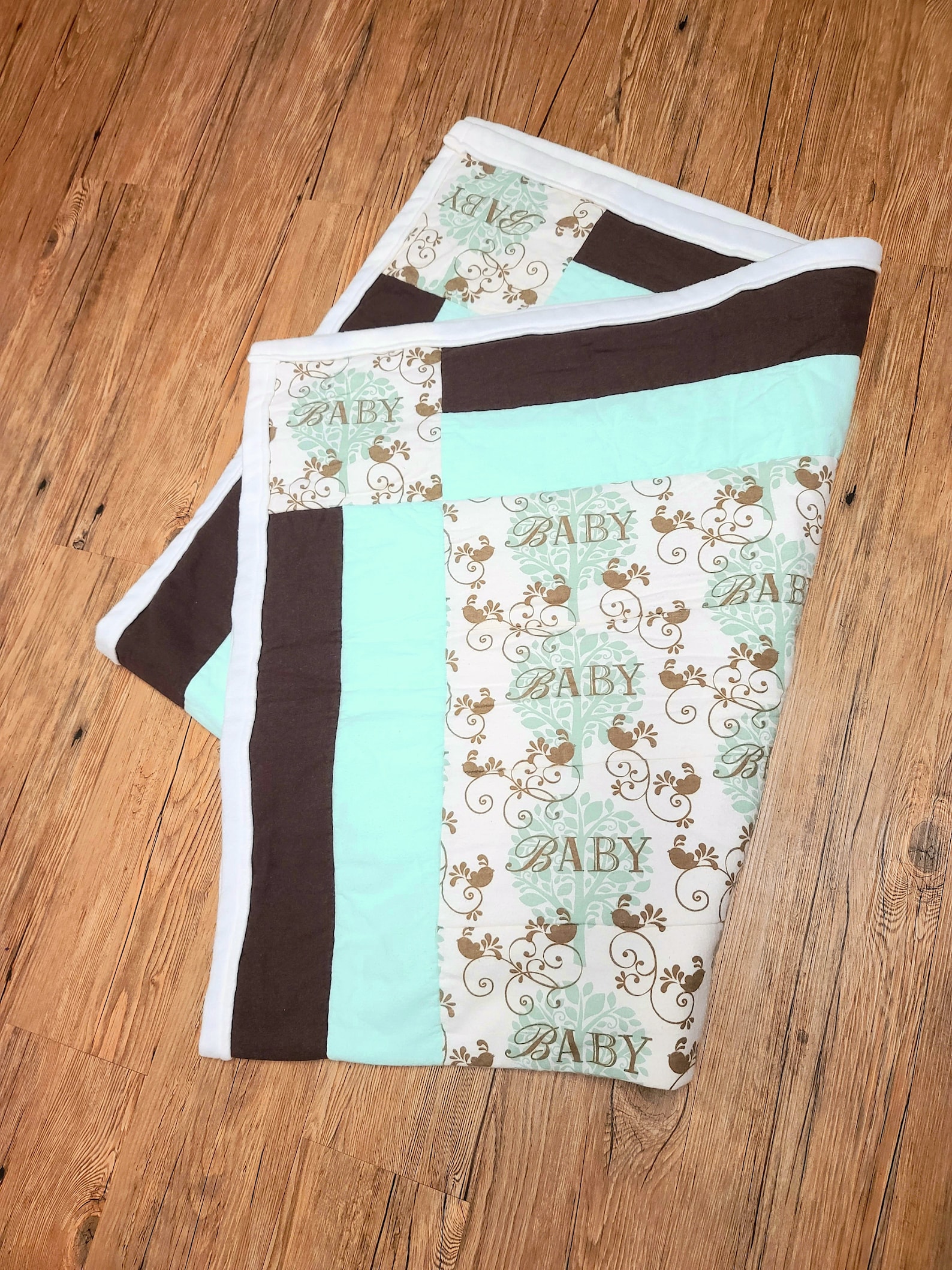 Quilted Baby Floor Play Mat Etsy UK