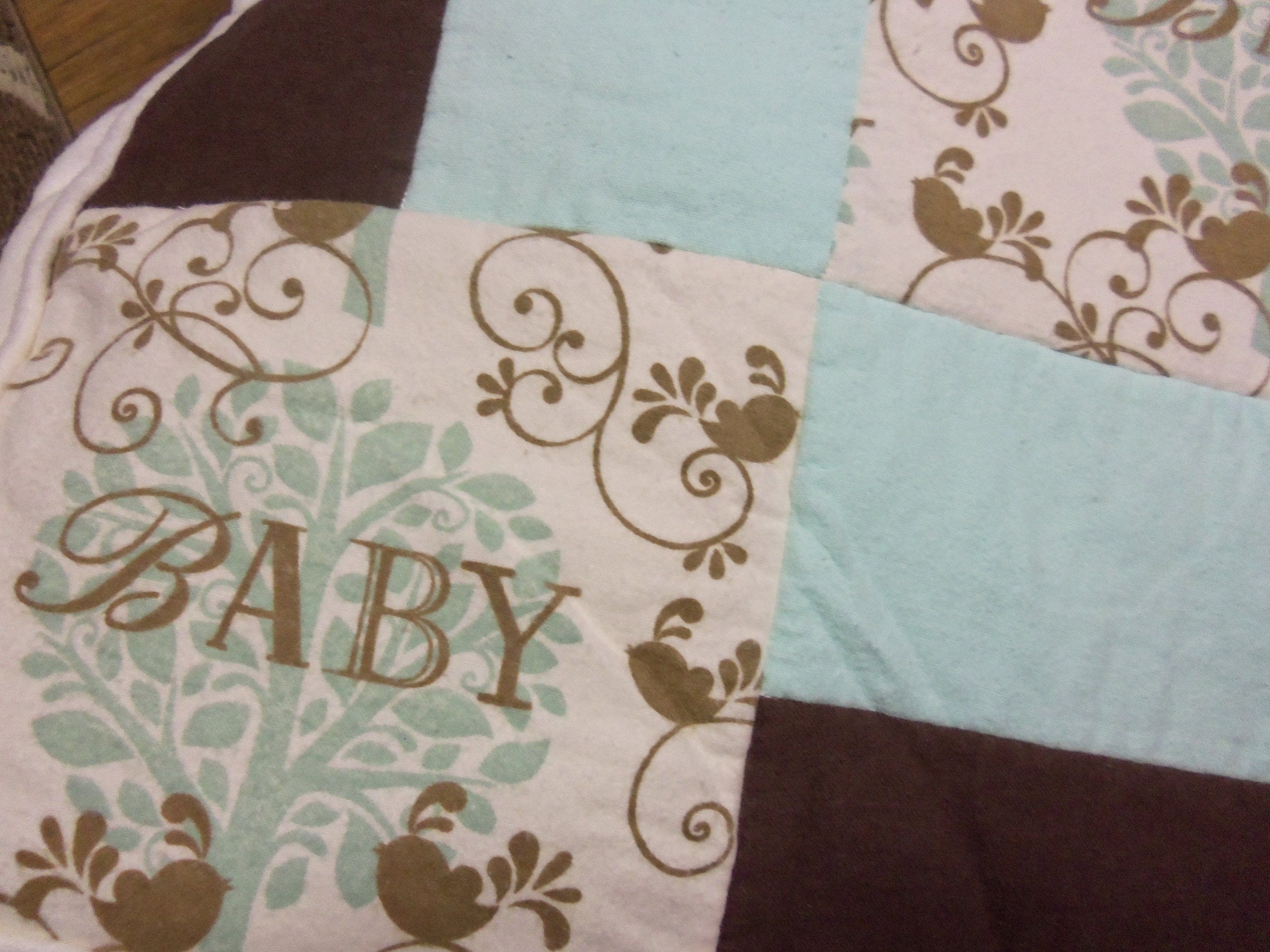 Quilted Baby Floor Play Mat Etsy UK