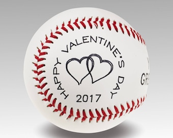 Custom Valentine's Day Baseball  - Personalize Yours Today !